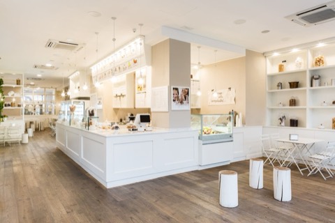 Gioelia Ice cream shop: the room