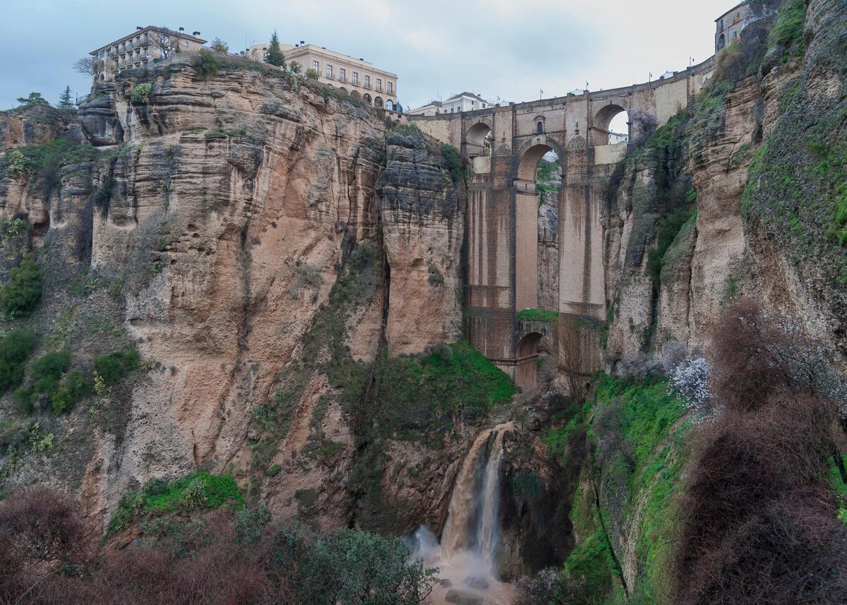 Puente Nuevo above the gorge in Ronda