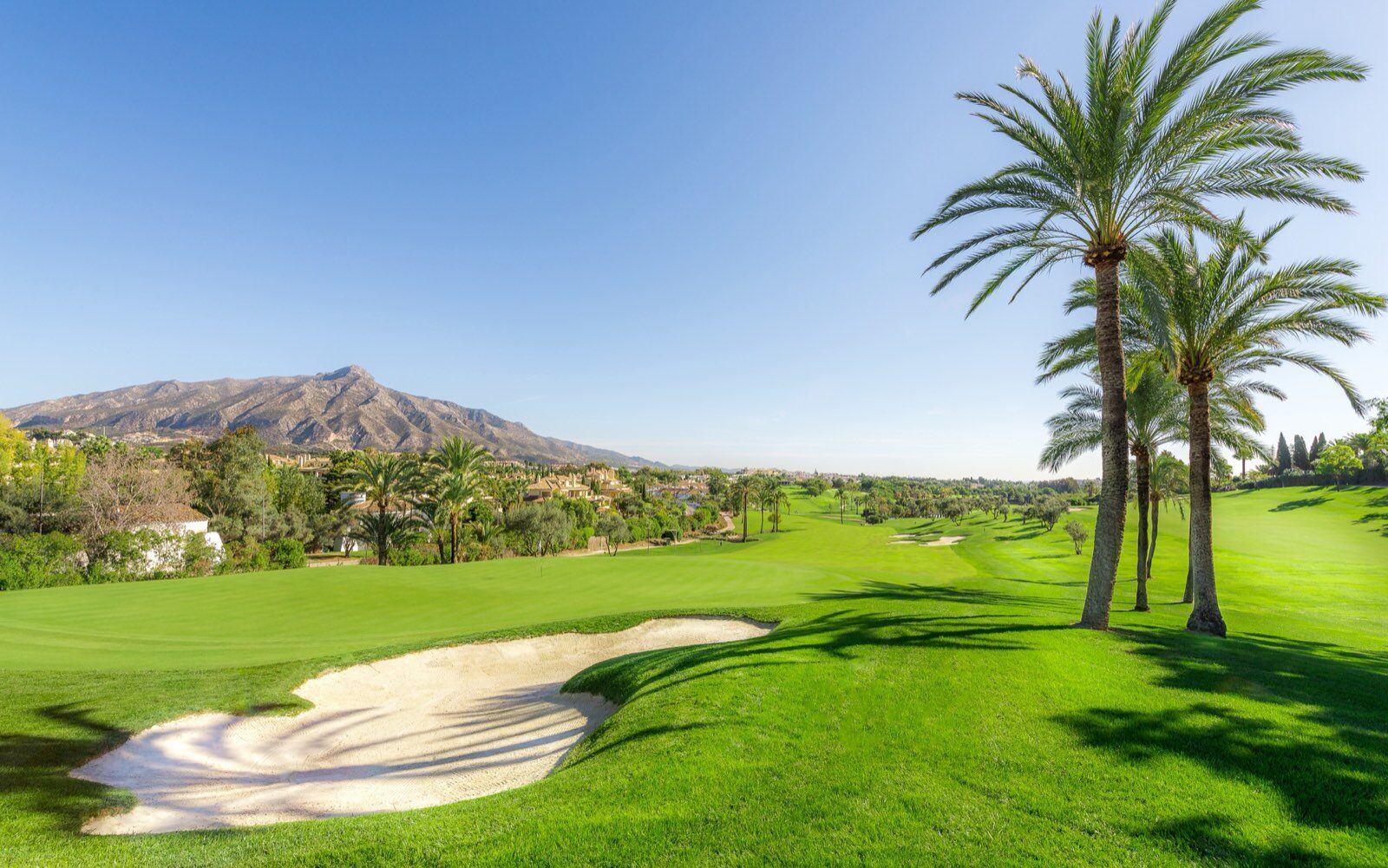 The fairway at Real Club de Golf Las Brisas