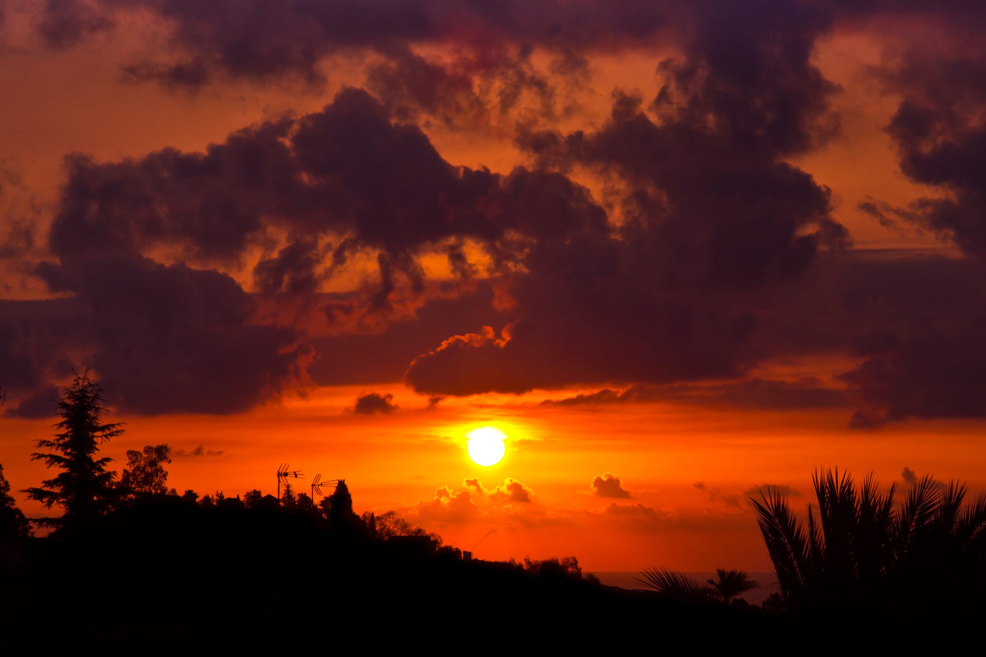 Dawn light over Marbella's coastline