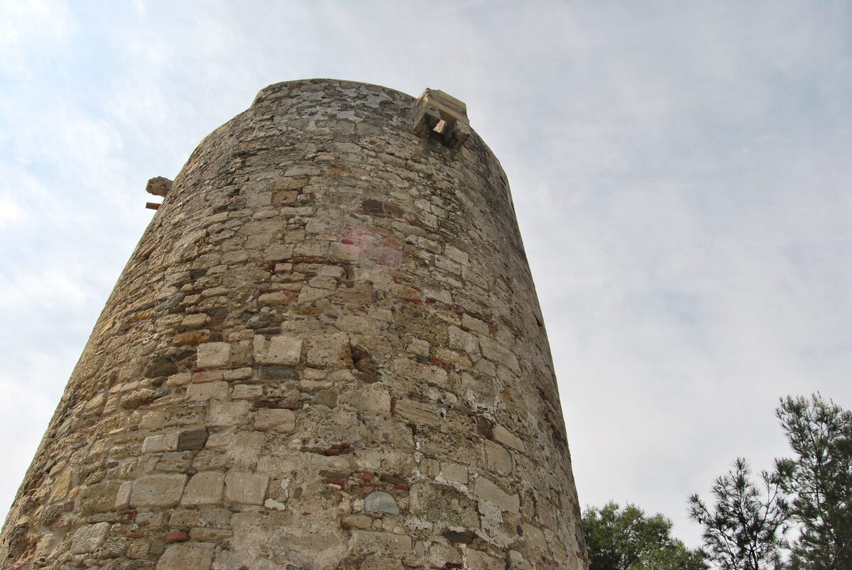 Torre del Río Real, the watchtower on the coast at Los Monteros, Marbella